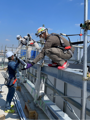 カーテンウォール 枠取付